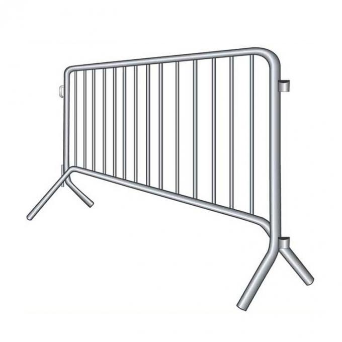 Barricada pedestre do preço de grosso que bloqueia Tempory para cercar a cerca galvanizada barata da barreira do controle de multidão do metal