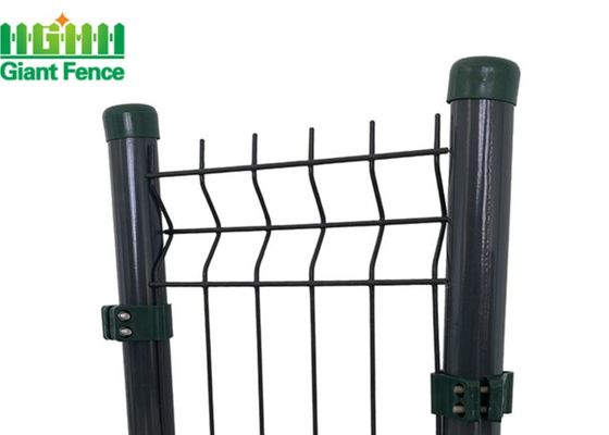 O PVC redondo do cargo revestiu V curvado 3d Mesh Security Fencing