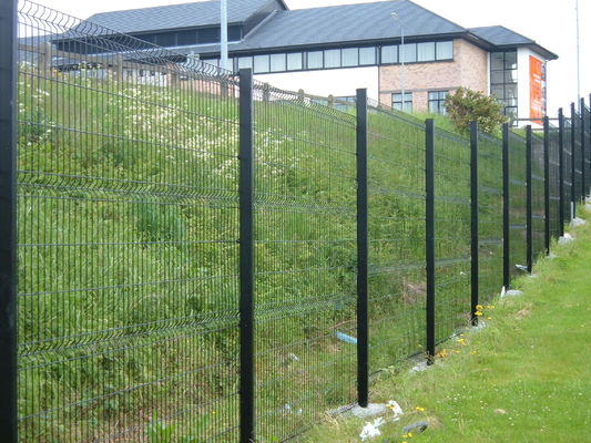 3d curvou o fio soldado Mesh Garden Fence For Panel da altura de 1.23m