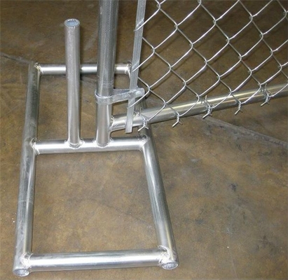 Projetos civis Diamond Chain Link Fence American 3mm provisórios da construção da segurança