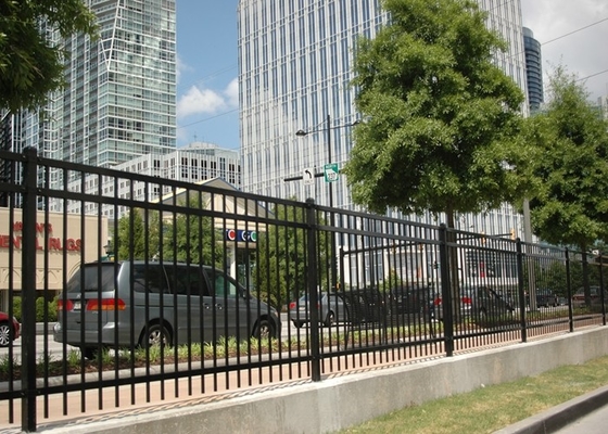Aço superior liso residencial comercial de D Pale Welded Wire Garden Fence