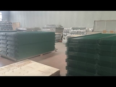 Como é que a cerca 3D é enviada para a Austrália embalada?