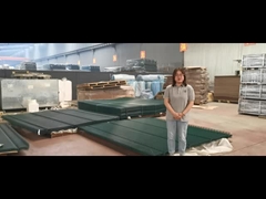 A cerca anti-escalada com revestimento em pó verde é tão lisa