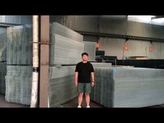 Vídeo de embalagem da cerca 3D galvanizada