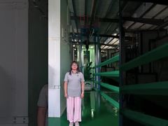 Cercas de aço tubular em tratamento de superfície