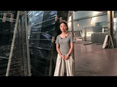 A cerca 3D enviada para o Azerbaijão é embalada assim.