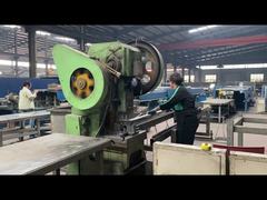 Processo de produção de poteaux de pêche galvanisés 50*70 mm