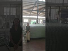 Revestimento em pó 50*50 mm Estrutura de metal V Malha Cercas de segurança