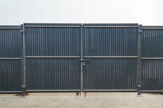 Qualidade  1.5m Two Leaf Double Metal Garden Fence Gate Hot Dipped Galvanize Fábrica