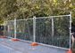Pre Galvanized 75*150mm Mesh Temp Construction Fence