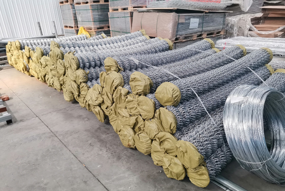 6ft 8ft 5x5 6x6 Galvanizado PVC revestido Chain Link Cercas para Cercas Agrícolas