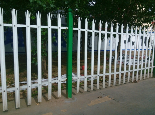 Metal Negro Segurança 6x8 Cercas de aço Picote Lança Painéis de cercas de jardim ao ar livre Galvanizado Ferro forjado Painéis de cercas de aço