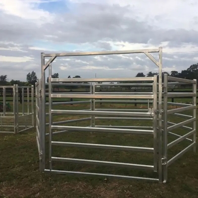 A cerca usada galvanizada mergulhada quente resistente do cavalo do preço de fábrica almofada os painéis dos rebanhos animais