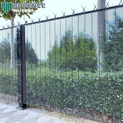 Alta Segurança 358 Painel de vedação anti-escalada 2m Jardim tratado termicamente Vila de prisão Proteção de malha de arame soldado Modelagem 3D de metal