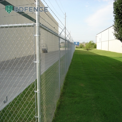 Técnica Tecido 5ft Galvanizado Chain Link vedação com PVC revestido de malha de arame e galvanização a quente