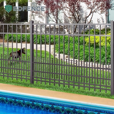 Alta Segurança Galvanizado Metal Palisade Tubular vedação para fácil montagem e sustentável