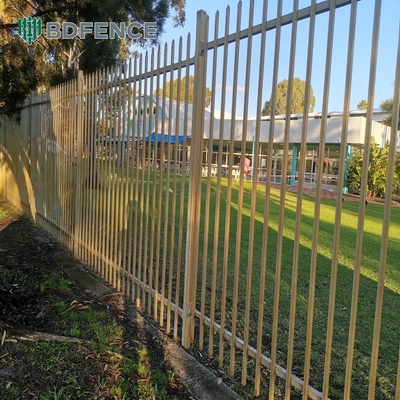 Alta Segurança Galvanizado Metal Palisade Tubular vedação para fácil montagem e sustentável