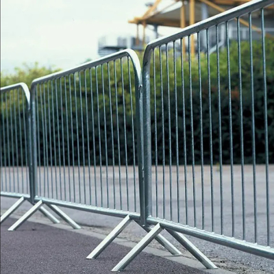 Portátil Dobragem Alumínio Eventos Controle de multidão Barreiras Cercas Aço PVC Grandes Concertos Porta-malas Gestão de Segurança