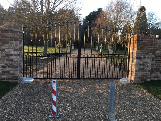Porta deslizante de vedação de aço personalizável para casa e jardim 5,0m largura