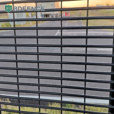 verde preto aço galvanizado metal perímetro de segurança anti-subida segurança vedação de malha soldada