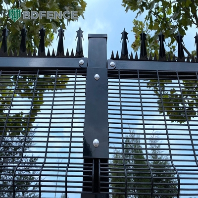 358 malha de arame Clearview aço metal exterior Clear Security Fence Panels Clear View