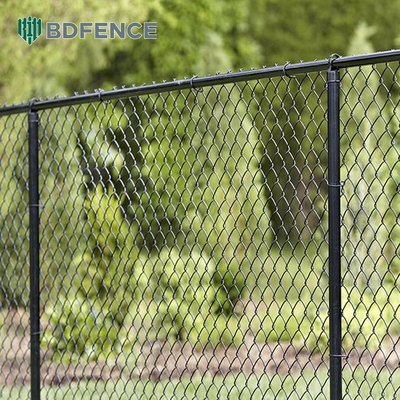 4FT 5FT 6FT 2m 8FT Farm Field Galvanizado Chain Link Fence aço Wire Mesh Metal Fencing
