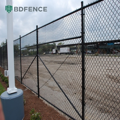 4FT 5FT 6FT 2m 8FT Farm Field Galvanizado Chain Link Fence aço Wire Mesh Metal Fencing
