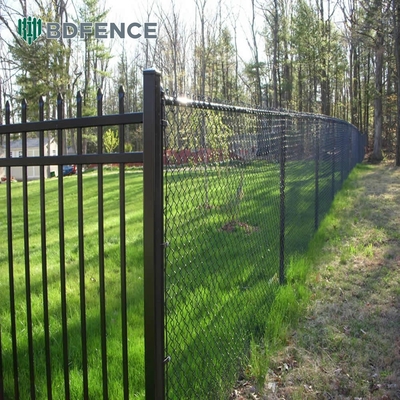 Hardware Estádio Jamaica Diamond Chain Link Fence Round Post
