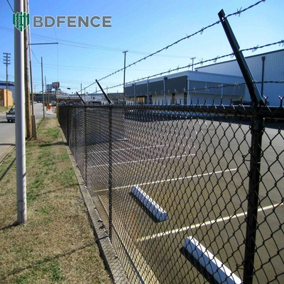 8 Ft Industry Chain Link Security Wire Fence Galvanizado para jardim