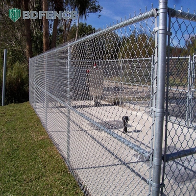 5 pés preto de diamante Chain Link vedação plástico revestido de vinil 60mm calor aço inoxidável pó revestido vedação de segurança painéis de venda