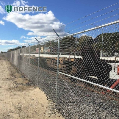 Barras planas 2.5 mm-5.0 mm PVC revestido Chain Link Cercas versáteis