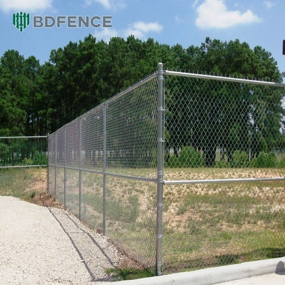 Barras planas 2.5 mm-5.0 mm PVC revestido Chain Link Cercas versáteis