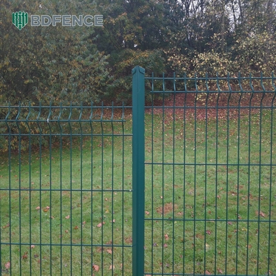 Casa Segurança ao ar livre vedação de arame elétrico curvado 3D vedação de jardim de PVC curvado soldado