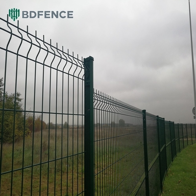 Cercas de alta segurança 3D V Curva Curva de Cercas de jardim para segurança do perímetro