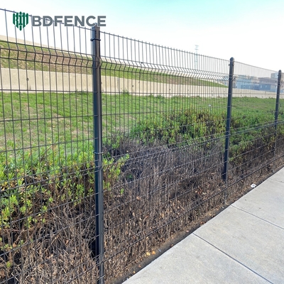 Cercas de alta segurança 3D V Curva Curva de Cercas de jardim para segurança do perímetro