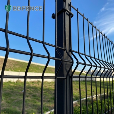 Facilmente montado em pó revestido de segurança 3d Soldado Telhas de malha V Curva de telhas de vedação