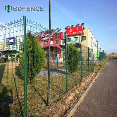 4 x 4 jardim exterior Metal 3D vedação malha de arame 3D soldado vedação com fio de aço de baixo carbono