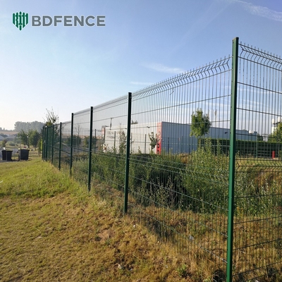 4 x 4 jardim exterior Metal 3D vedação malha de arame 3D soldado vedação com fio de aço de baixo carbono