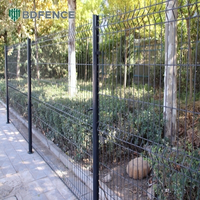 3mm 3d painéis de vedação revestido Border Green Garden Wire Mesh vedação com dobras em V