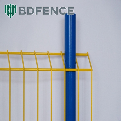 Pólvora revestida 75*75mm vedação de protecção de borda de serviço leve cor amarela