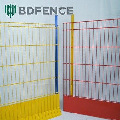 Pólvora revestida 75*75mm vedação de protecção de borda de serviço leve cor amarela