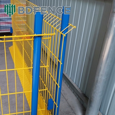 Q235 Cercas de proteção de borda de malha de aço com painel de dedos para construção