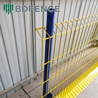 Q235 Cercas de proteção de borda de malha de aço com painel de dedos para construção