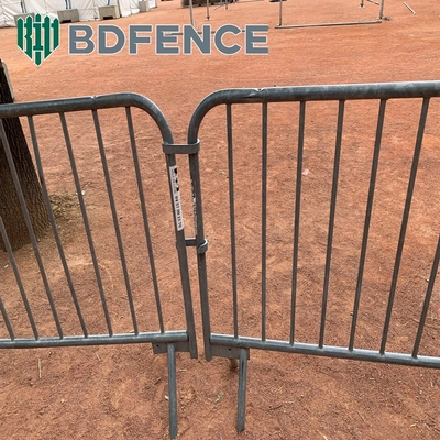 Cercas de perímetro temporário 3D / Cercas de barreira de multidão 2,4 x 2,95m
