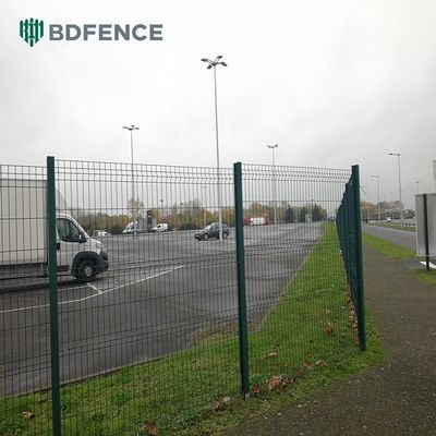 Painel de cerca de jardim de malha de arame soldada curva 3D para casa e exterior, vedação decorativa para exterior, treliças e portões