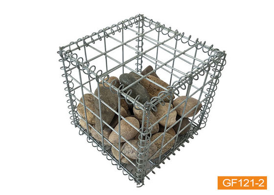 Pedra 2x1x1 galvanizada do mergulho quente que retém a cerca System de Gabion da parede da caixa