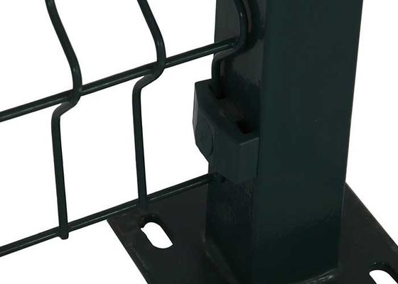 3d V Malha Cercas Pvc Verde / Negro / cinza Metal Cercas de malha de arame
