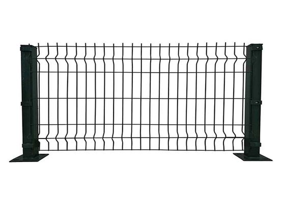 3d V Malha Cercas Pvc Verde / Negro / cinza Metal Cercas de malha de arame