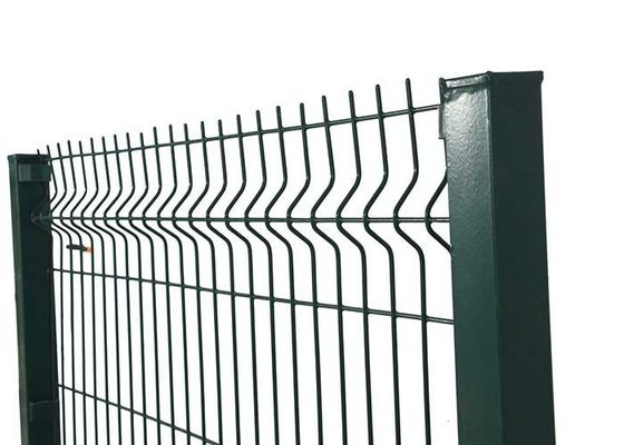 Pvc Sustentável revestido 3d Curva Soldada Rede de Arame Elétrico vedação Panel vedação barricada