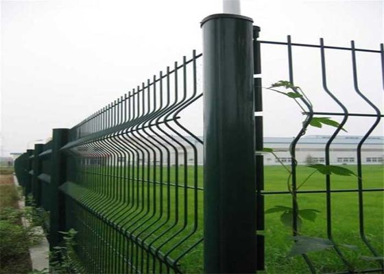 Pvc Sustentável revestido 3d Curva Soldada Rede de Arame Elétrico vedação Panel vedação barricada